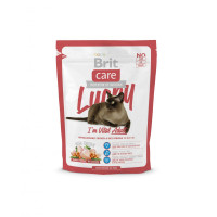 Сухой корм Brit Care Cat Lucky I am Vital Adult, для взрослых кошек, 0.4 кг Сухой корм Brit Care Cat Lucky I am Vital Adult, для взрослых кошек, 0.4 кг