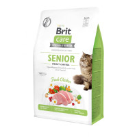 Сухой корм Brit Care Cat GF Senior Weight Control, для взрослых кошек, 0.4 кг Сухой корм Brit Care Cat GF Senior Weight Control, для взрослых кошек, 0.4 кг
