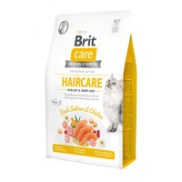 Сухий корм Brit Care Cat GF Haircare Healthy & Shiny Coat, для кішок, 2 кг Сухий корм Brit Care Cat GF Haircare Healthy & Shiny Coat, для кішок, 2 кг