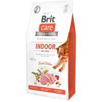 Сухой корм Brit Care Cat GF Indoor Anti-stress, для кошек, 7 кг