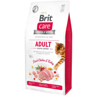 Сухой корм Brit Care Cat GF Adult Activity Support, для взрослых кошек, 7 кг