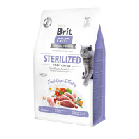 Сухой корм Brit Care Cat GF Sterilized Weight Control, для взрослых кошек, 0,4 кг Сухой корм Brit Care Cat GF Sterilized Weight Control, для взрослых кошек, 0,4 кг