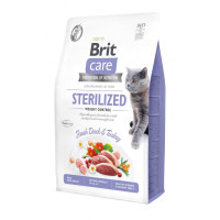 Сухой корм Brit Care Cat GF Sterilized Weight Control, для взрослых кошек, 2 кг Сухой корм Brit Care Cat GF Sterilized Weight Control, для взрослых кошек, 2 кг