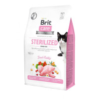 Сухой корм Brit Care Cat GF Sterilized Sensitive, для кошек с чувствительным пищеварением, 0,4 кг Сухой корм Brit Care Cat GF Sterilized Sensitive, для кошек с чувствительным пищеварением, 0,4 кг