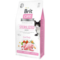 Сухой корм Brit Care Cat GF Sterilized Sensitive, для кошек с чувствительным пищеварением, 7 кг Сухой корм Brit Care Cat GF Sterilized Sensitive, для кошек с чувствительным пищеварением, 7 кг