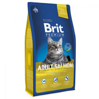 Сухой корм Brit Premium Cat Adult Salmon, для кошек, 8 кг Сухой корм Brit Premium Cat Adult Salmon, для кошек, 8 кг