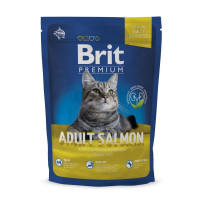 Сухой корм Brit Premium Cat Adult Salmon, для кошек, 0.8 кг Сухой корм Brit Premium Cat Adult Salmon, для кошек, 0.8 кг