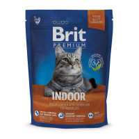 Сухой корм Brit Premium Cat Indoor, для кошек, 0.3 кг Сухой корм Brit Premium Cat Indoor, для кошек, 0.3 кг