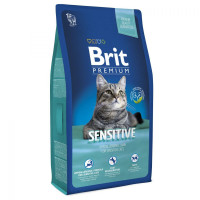 Сухой корм Brit Premium Cat Sensitive, для кошек с чувствительным пищеварением, 8 кг Сухой корм Brit Premium Cat Sensitive, для кошек с чувствительным пищеварением, 8 кг