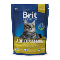 Сухий корм Brit Premium Cat Adult Salmon, для кішок, 0.3 кг Сухий корм Brit Premium Cat Adult Salmon, для кішок, 0.3 кг