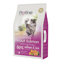 Сухой корм Profine Cat Derma, для кошек, с лолосем и рисом, 10 кг Сухой корм Profine Cat Derma, для кошек, с лолосем и рисом, 10 кг