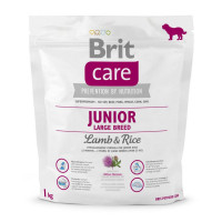 Сухий корм Brit Care Junior Large Breed Lamb & Rice, для цуценят гігантських порід, 1 кг Сухий корм Brit Care Junior Large Breed Lamb & Rice, для цуценят гігантських порід, 1 кг