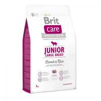 Сухий корм Brit Care Junior Large Breed Lamb & Rice, для цуценят гігантських порід, 3 кг Сухий корм Brit Care Junior Large Breed Lamb & Rice, для цуценят гігантських порід, 3 кг