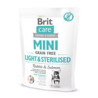 Сухой корм Brit Care GF Mini Light & Sterilised, для собак малых пород, 0.4 кг Сухой корм Brit Care GF Mini Light & Sterilised, для собак малых пород, 0.4 кг