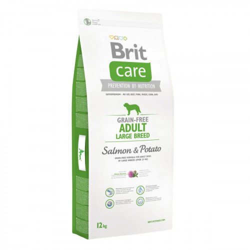 Сухий корм Brit GF Adult Large Breed Salmon & Potato, для собак вагою від 25 кг, 12 кг