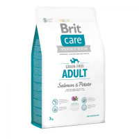Сухой корм Brit GF Adult Salmon & Potato, для собак весом до 25 кг, 3 кг Сухой корм Brit GF Adult Salmon & Potato, для собак весом до 25 кг, 3 кг
