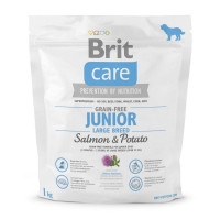 Сухий корм Brit Care GF Junior Large Breed Salmon & Potato, для цуценят гігантських порід, 1 кг Сухий корм Brit Care GF Junior Large Breed Salmon & Potato, для цуценят гігантських порід, 1 кг