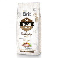 Сухой корм Brit Turkey/Pea Light Fit & Slim Adult, для собак, 12 кг Сухой корм Brit Turkey/Pea Light Fit & Slim Adult, для собак, 12 кг