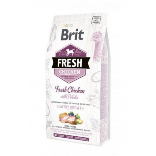 Сухий корм Brit Fresh Chicken / Potato Puppy, для цуценят, 2.5 кг