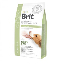 Сухий корм Brit GF VetDiets Dog Diabetes, при цукровому діабеті, для собак, 2 кг Сухий корм Brit GF VetDiets Dog Diabetes, при цукровому діабеті, для собак, 2 кг
