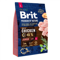 Сухий корм Brit Premium Dog Junior L, для цуценят великих порід, 3 кг Сухий корм Brit Premium Dog Junior L, для цуценят великих порід, 3 кг