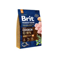 Сухой корм Brit Premium Dog Adult M, для собак средних пород, 3 кг Сухой корм Brit Premium Dog Adult M, для собак средних пород, 3 кг