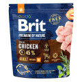 Сухой корм Brit Premium Dog Adult M, для собак средних пород, 1 кг