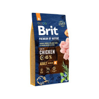 Сухий корм Brit Premium Dog Junior, для цуценят середніх порід, 15 кг Сухий корм Brit Premium Dog Junior, для цуценят середніх порід, 15 кг