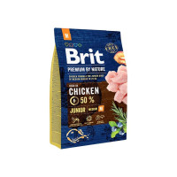 Сухой корм Brit Premium Dog Junior, для щенков средних пород, 3 кг Сухой корм Brit Premium Dog Junior, для щенков средних пород, 3 кг