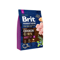 Сухий корм Brit Premium Dog Adult S, для собак малих порід, 3 кг Сухий корм Brit Premium Dog Adult S, для собак малих порід, 3 кг