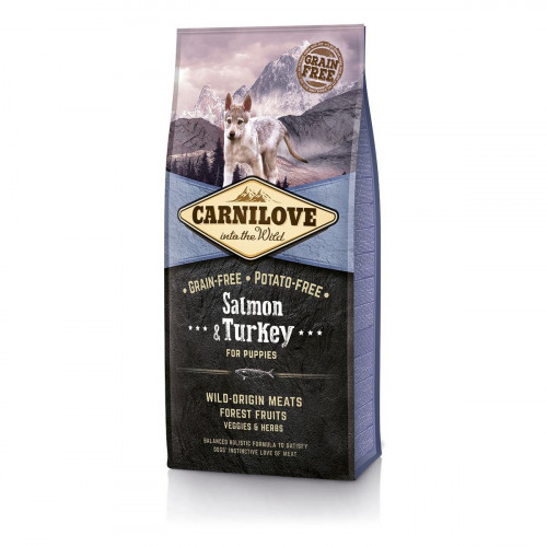 Сухий корм Carnilove Puppy Salmon & Turkey, для цуценят, з лососем та індичкою, 12 кг