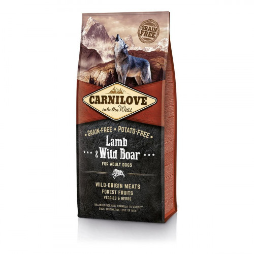 Сухий корм Carnilove Adult Lamb & Wild Boar, для собак, 12 кг