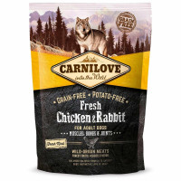 Сухий корм Carnilove Fresh Chicken & Rabbit for Adult dogs, для собак, 1.5 кг Сухий корм Carnilove Fresh Chicken & Rabbit for Adult dogs, для собак, 1.5 кг