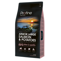 Сухой корм Profine Junior Large Breed, для щенков крупных пород, с лососем, 15 кг Сухой корм Profine Junior Large Breed, для щенков крупных пород, с лососем, 15 кг