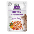 Влажный корм Brit Care Cat, для котят, филе в соусе нежная индейка, 85 г