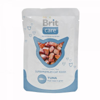 Влажный корм Brit Care Cat, для кошек, с тунцом, 80 г Влажный корм Brit Care Cat, для кошек, с тунцом, 80 г