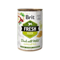 Консерва Brit Fresh Duck/Millet, для собак, с уткой и пшеном, 400 г Консерва Brit Fresh Duck/Millet, для собак, с уткой и пшеном, 400 г