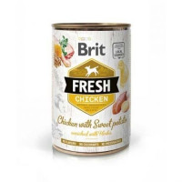 Консерва Brit Fresh Chicken / Sweet Potato, для собак, з куркою і бататом, 400 г Консерва Brit Fresh Chicken / Sweet Potato, для собак, з куркою і бататом, 400 г