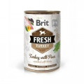 Консерва Brit Fresh Turkey/Peas, для собак, з індичкою і горошком, 400 г