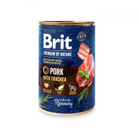 Консерва Brit Premium by Nature, для собак, свинина, 400 г Консерва Brit Premium by Nature, для собак, свинина, 400 г