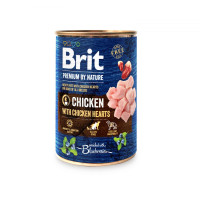 Консерва Brit Premium by Nature, для собак, курица, 400 г Консерва Brit Premium by Nature, для собак, курица, 400 г