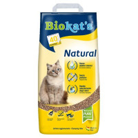 Наполнитель Biokats NATURAL, для кошачьего туалета, 10 кг Наполнитель Biokats NATURAL, для кошачьего туалета, 10 кг