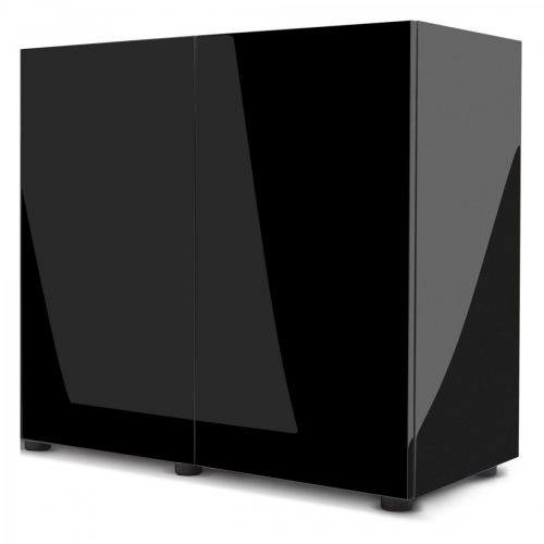 Подставка под аквариум AQUA EL GLOSSY, 80×35×90 см, 125 л, черный