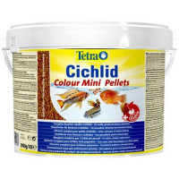 Корм Tetra Cichlid Colour Mini для цихлид, 10 л Корм Tetra Cichlid Colour Mini для цихлид, 10 л