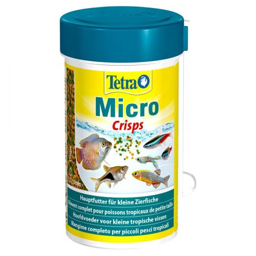 Корм Tetra Micro Crisps, для аквариумных рыб, 100 мл