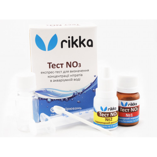 Тест Rikka NO3 для визначення концентрації нітратів у воді (T-104)