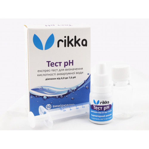 Тест Rikka рН 6.0-7.6 для визначення кислотності води (T-105)