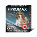 Краплі Fipromax проти бліх та кліщів, для кошенят і цуценят від 1.5 до 4 кг, 2 піпетки