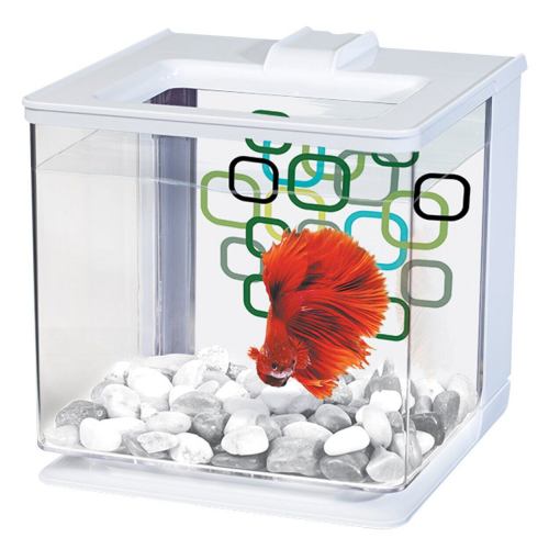 Аквариумный комплект Hagen Marina Betta EZ Care, 2.5 л, белый