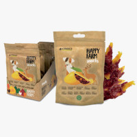Ласощі м'ясне Croci Happy Farm, для собак, оленина з манго, 80 г, 12 пач / уп, ціна за 1 пачку Ласощі м'ясне Croci Happy Farm, для собак, оленина з манго, 80 г, 12 пач / уп, ціна за 1 пачку